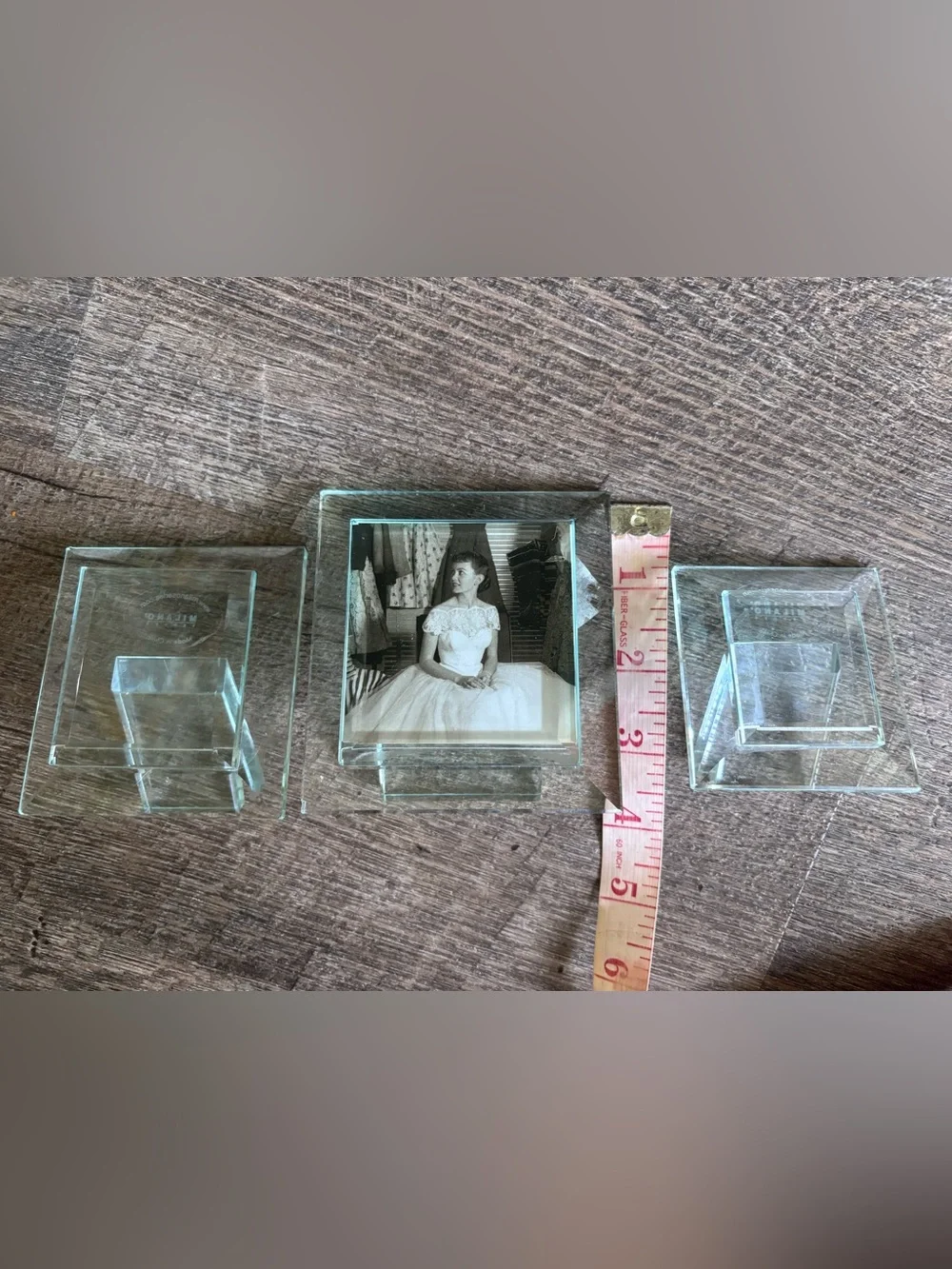 New! Milano Clear Glass Picture Frames